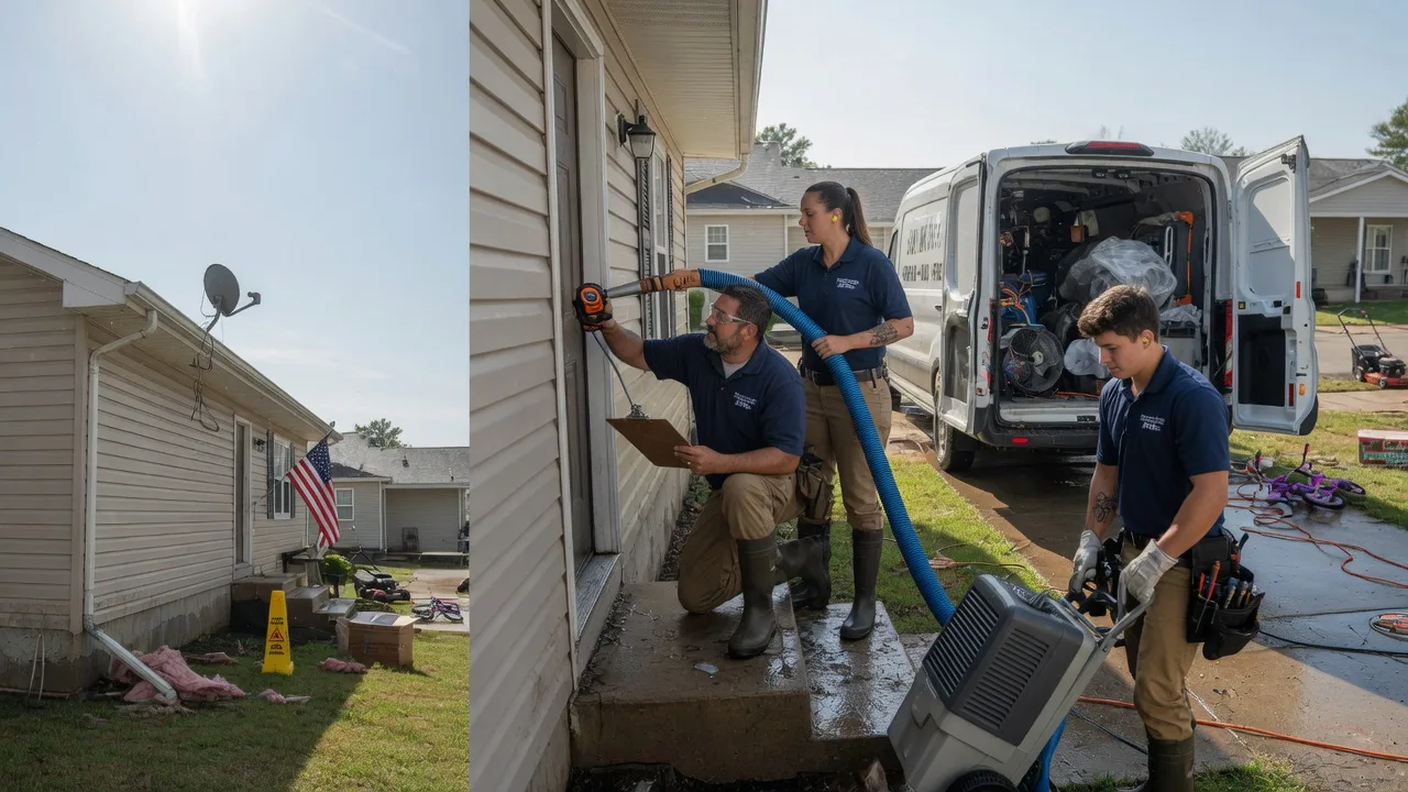 Ceiling Water Damage Restoration in Petersburg, KY near me